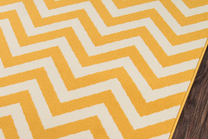 Momeni Baja  Yellow  Contemporary