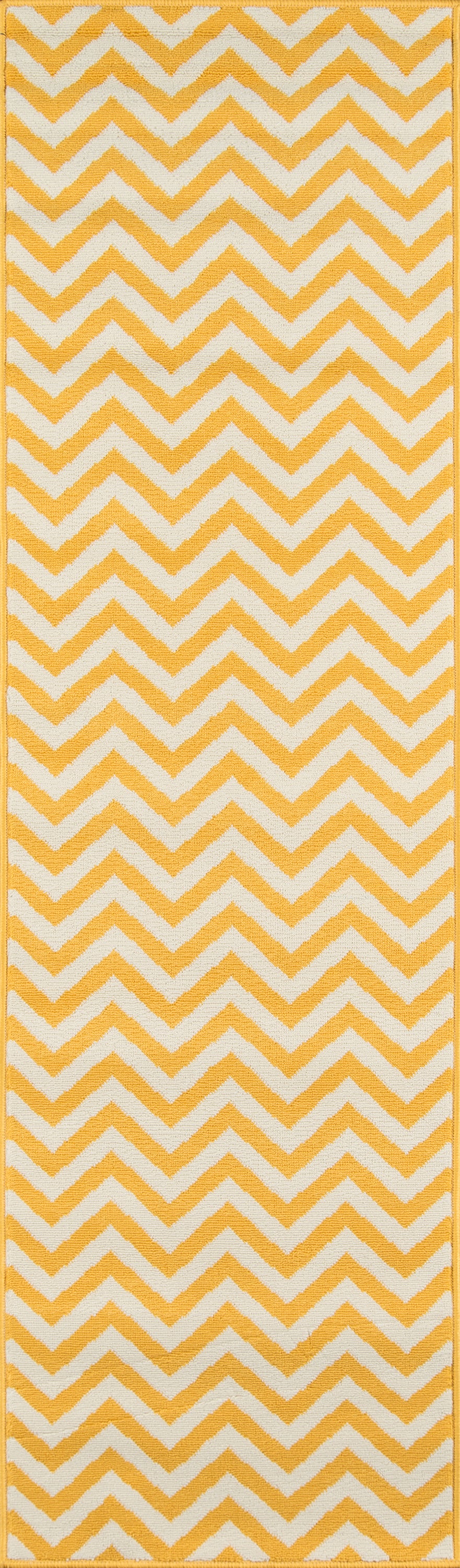 Momeni Baja  Yellow  Contemporary
