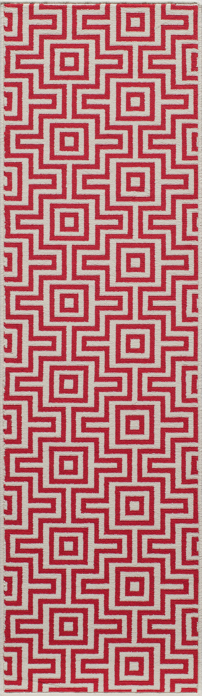 Momeni Baja  Red  Contemporary