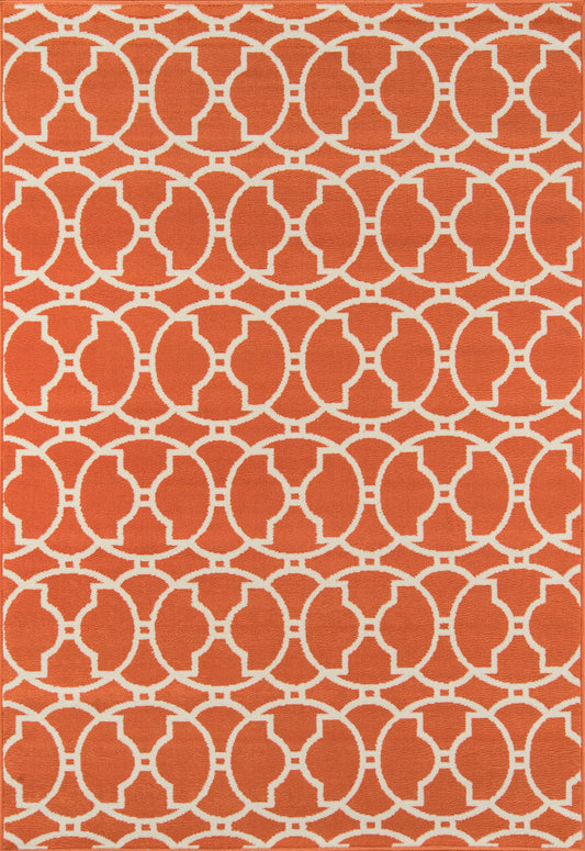 Momeni Baja  Orange  Contemporary