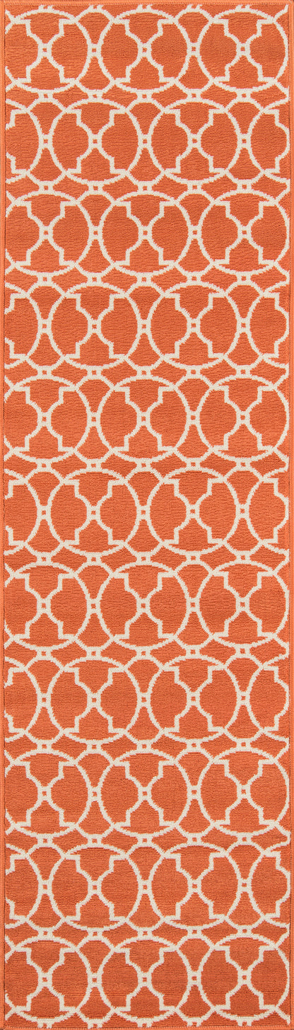 Momeni Baja  Orange  Contemporary
