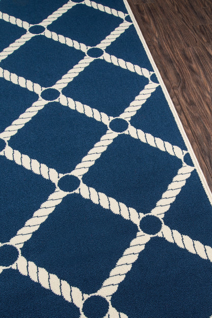 Momeni Baja  Navy  Contemporary