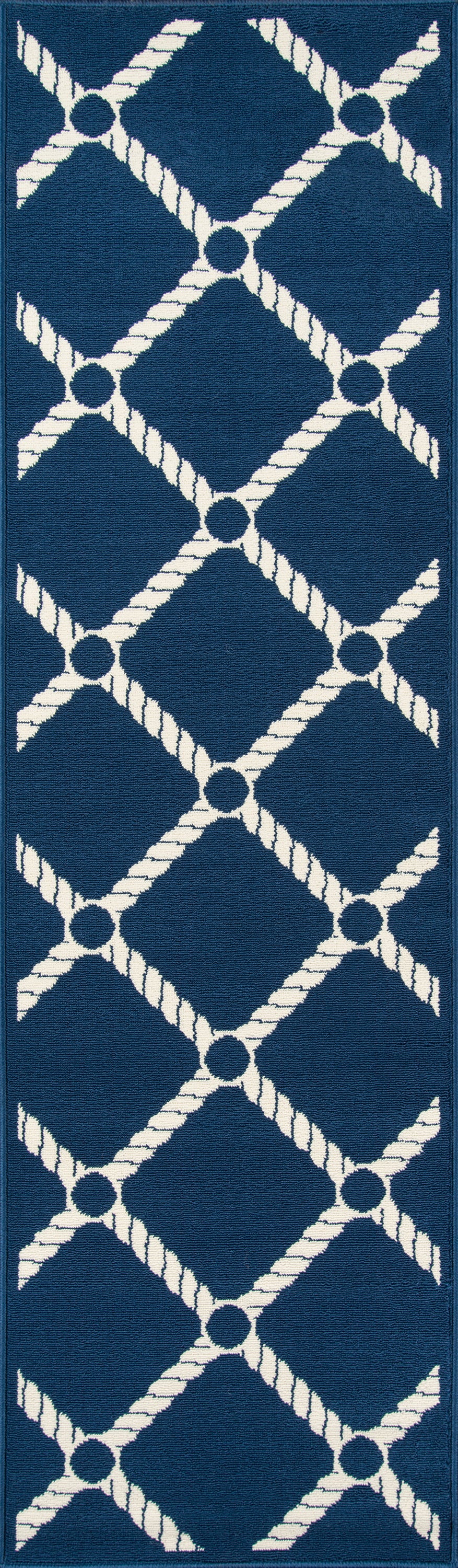 Momeni Baja  Navy  Contemporary