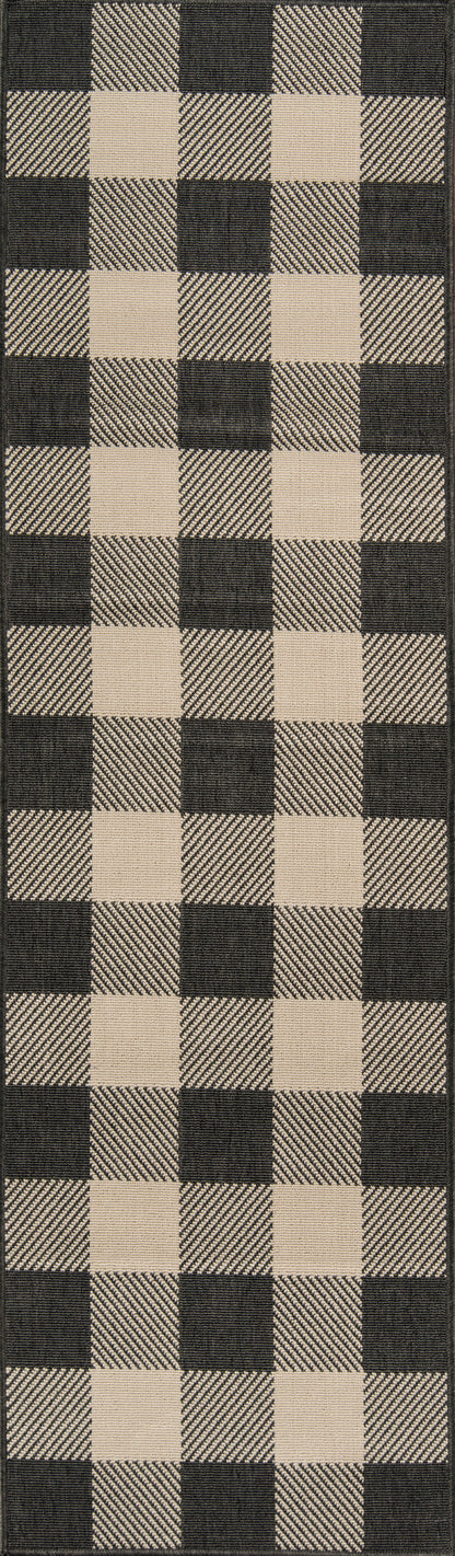 Momeni Baja  Charcoal  Modern