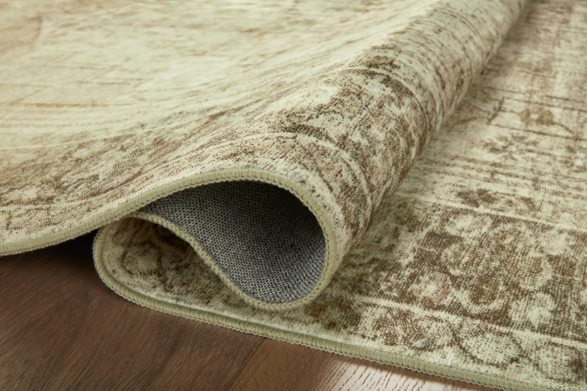 Magnolia Home by Joanna Gaines x Loloi Banks  Natural Granite Machine Washable