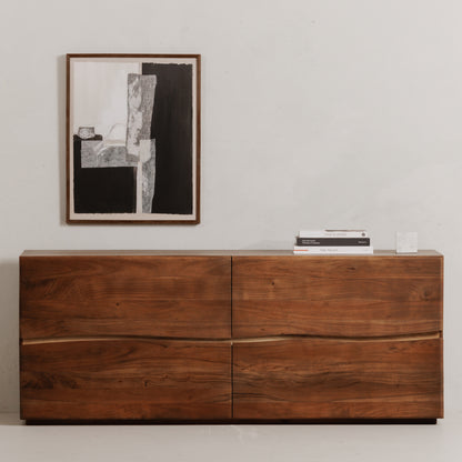Moes Home Dressers Watson Brown Contemporary Furniture