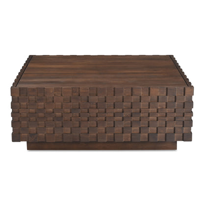 Moes Home Coffee Tables EASTON Brown Mid-Century Modern Furniture Rug