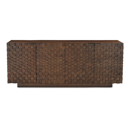 Moes Home Sideboards EASTON Brown Mid-Century Modern Furniture Rug