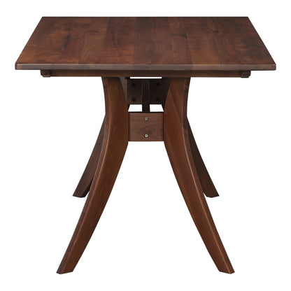 Moes Home Dining Tables Florence Brown Mid-Century Modern Furniture