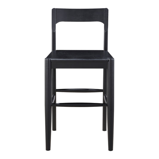 Moes Home Counter Stools Owing Black Mid-Century Modern Furniture