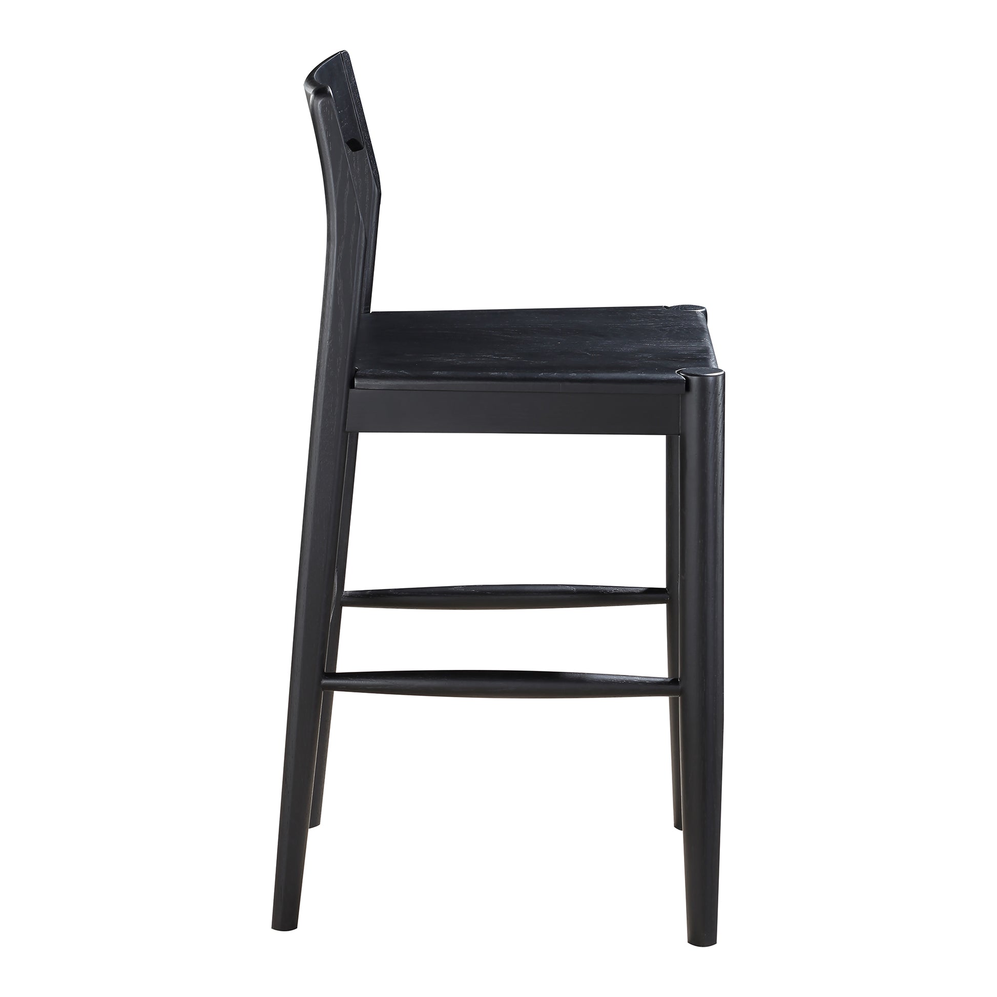 Moes Home Counter Stools Owing Black Mid-Century Modern Furniture