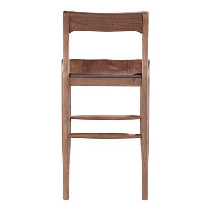 Moes Home Counter Stools Owing Brown Mid-Century Modern Furniture