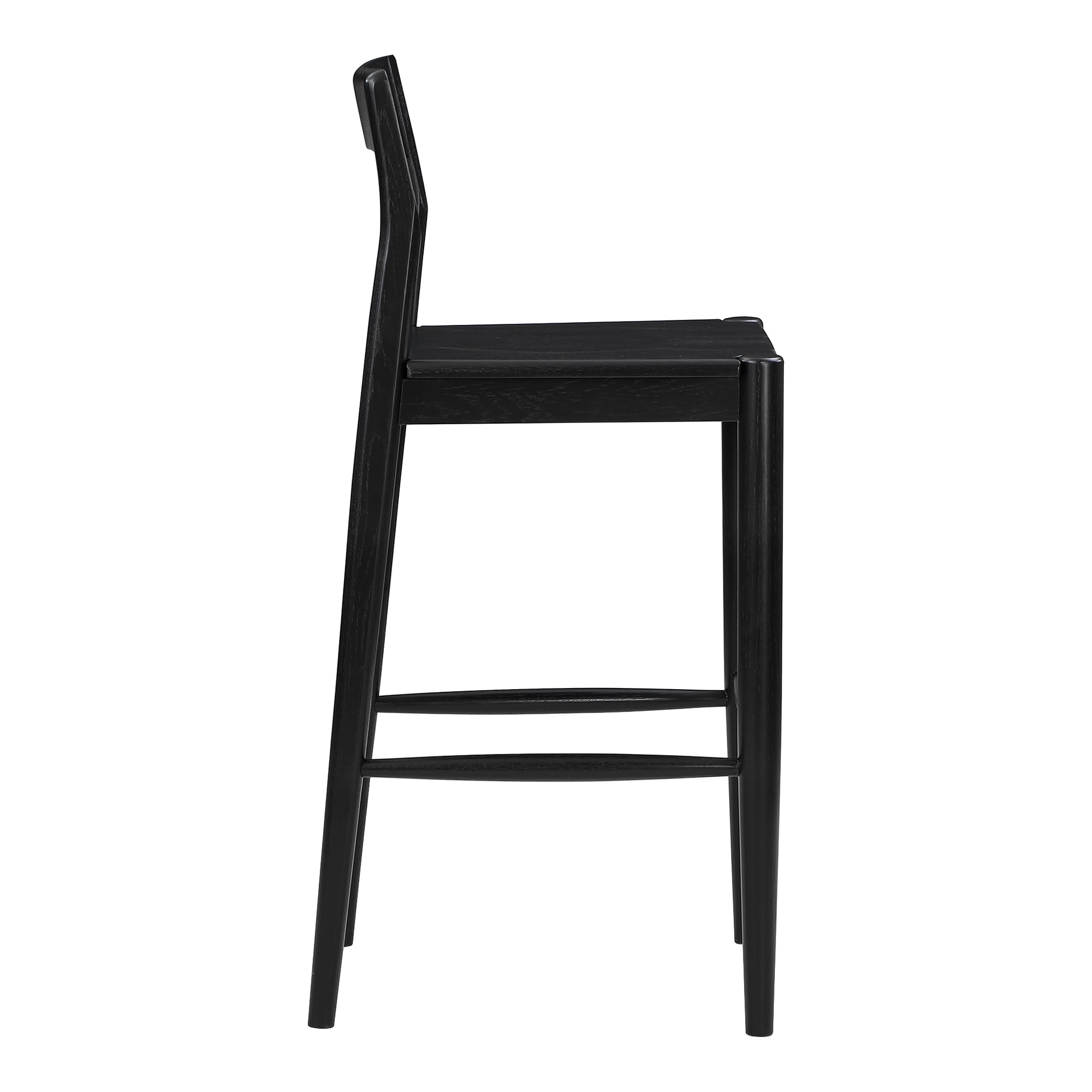 Moes Home Bar Stools Owing Black Mid-Century Modern Furniture