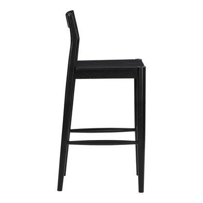 Moes Home Bar Stools Owing Black Mid-Century Modern Furniture