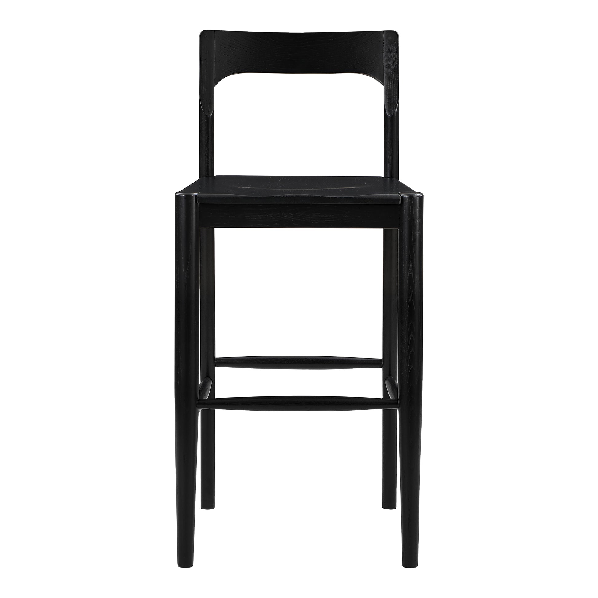Moes Home Bar Stools Owing Black Mid-Century Modern Furniture