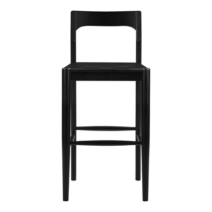 Moes Home Bar Stools Owing Black Mid-Century Modern Furniture