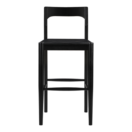Moes Home Bar Stools Owing Black Mid-Century Modern Furniture