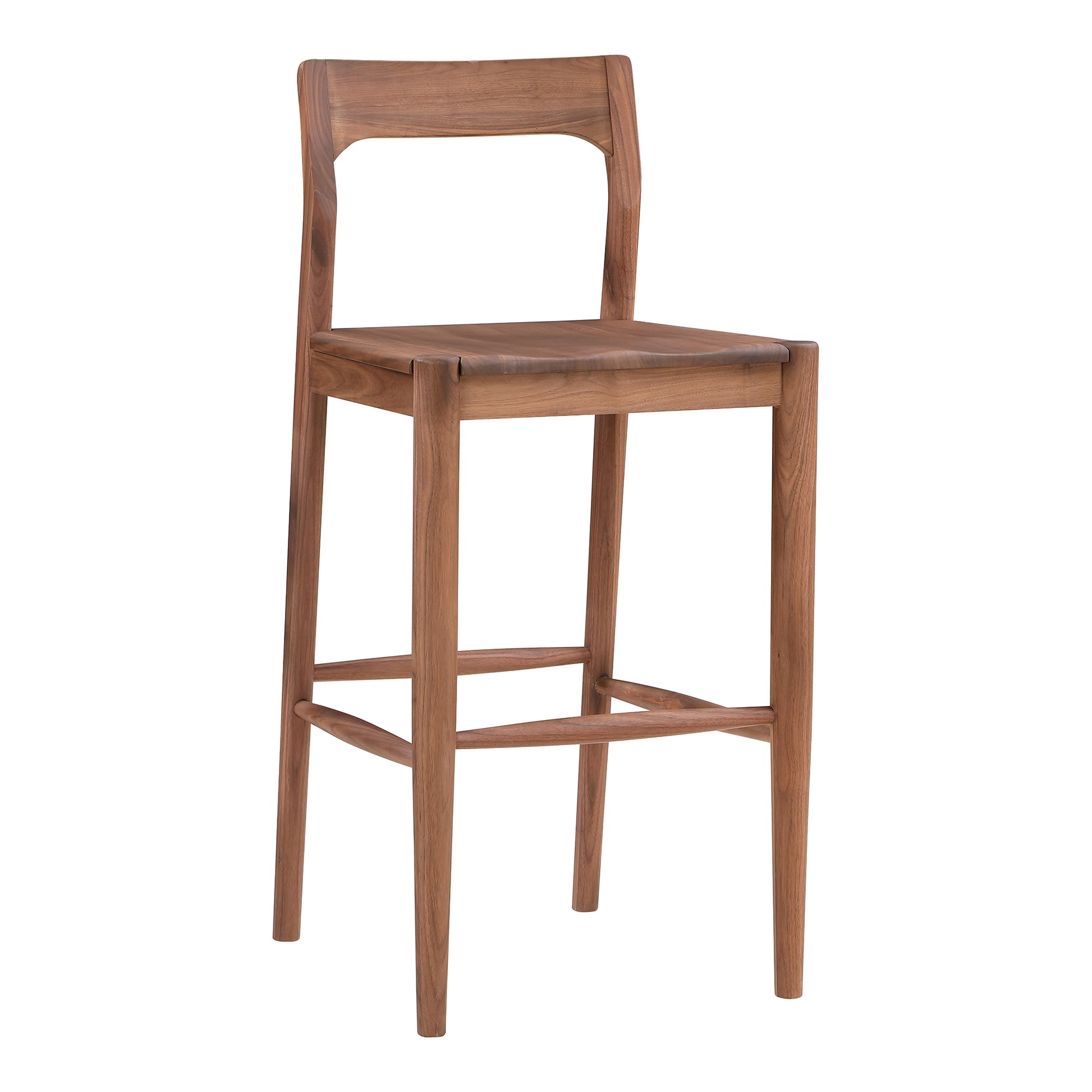 Moes Home Bar Stools Owing Brown Mid-Century Modern Furniture