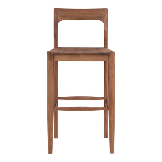 Moes Home Bar Stools Owing Brown Mid-Century Modern Furniture
