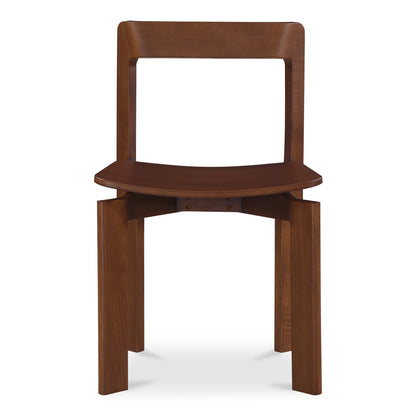 Moes Home Dining Chairs DAIFUKU Brown Modern Furniture