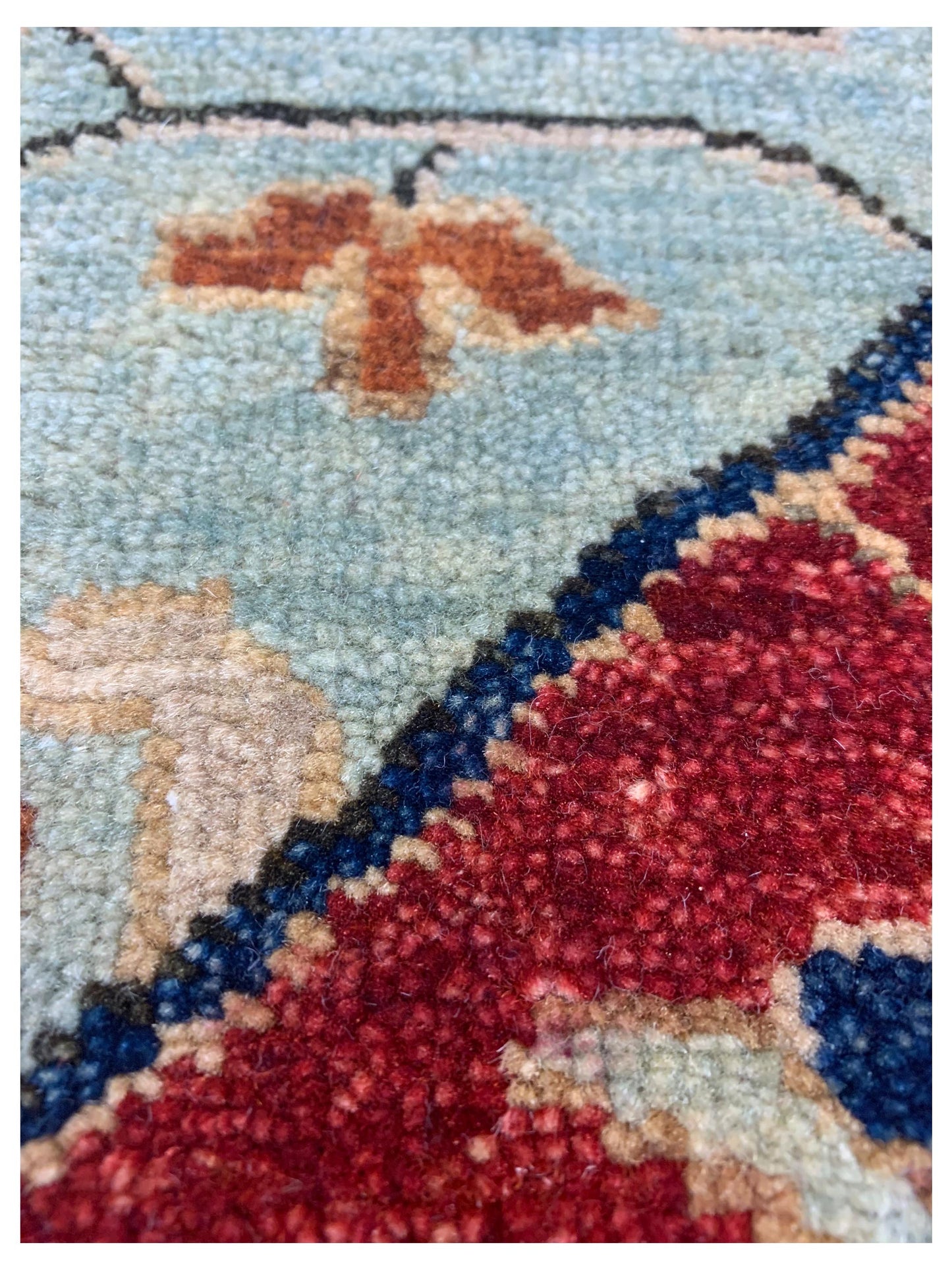Artisan Anna  Red  Traditional Knotted Rug