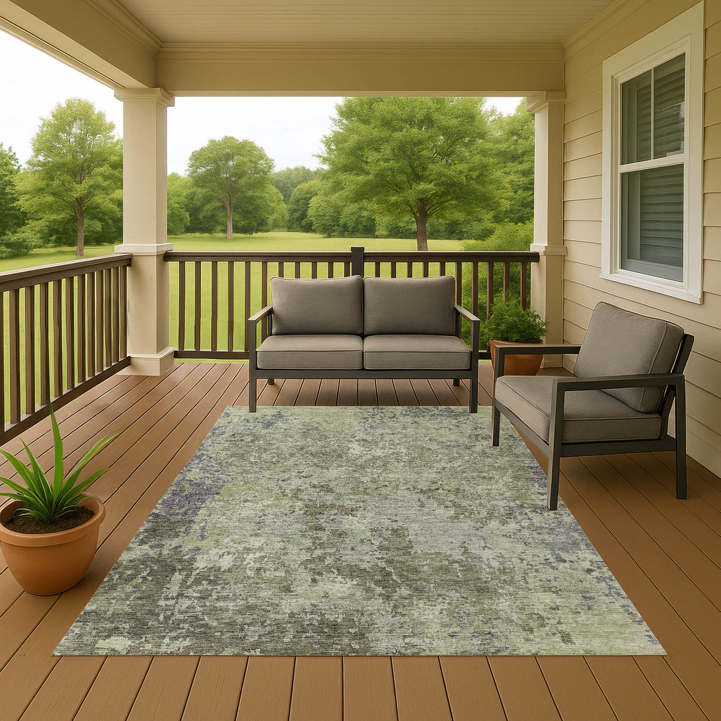Dalyn Rugs Bresca  Green  Transitional