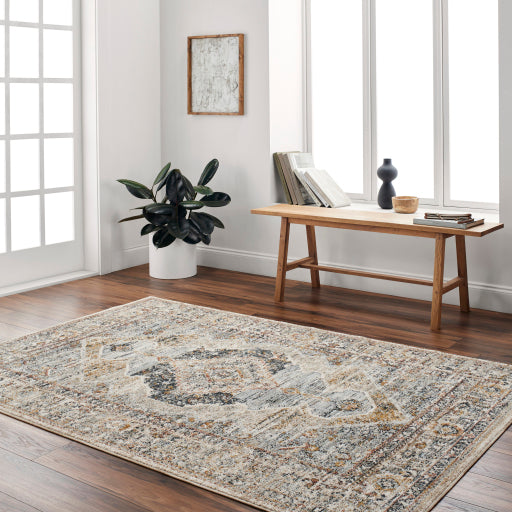 Surya Beckham BCM-2305 Charcoal Traditional Machinemade Rug
