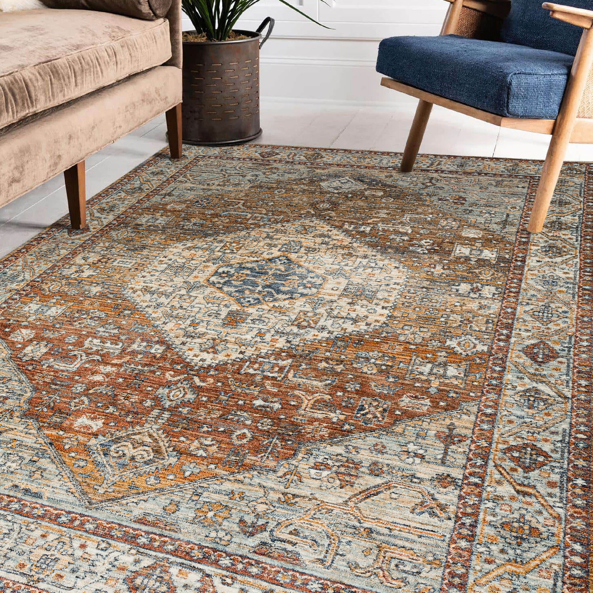 Dalyn Rugs Bergama  Paprika  Traditional