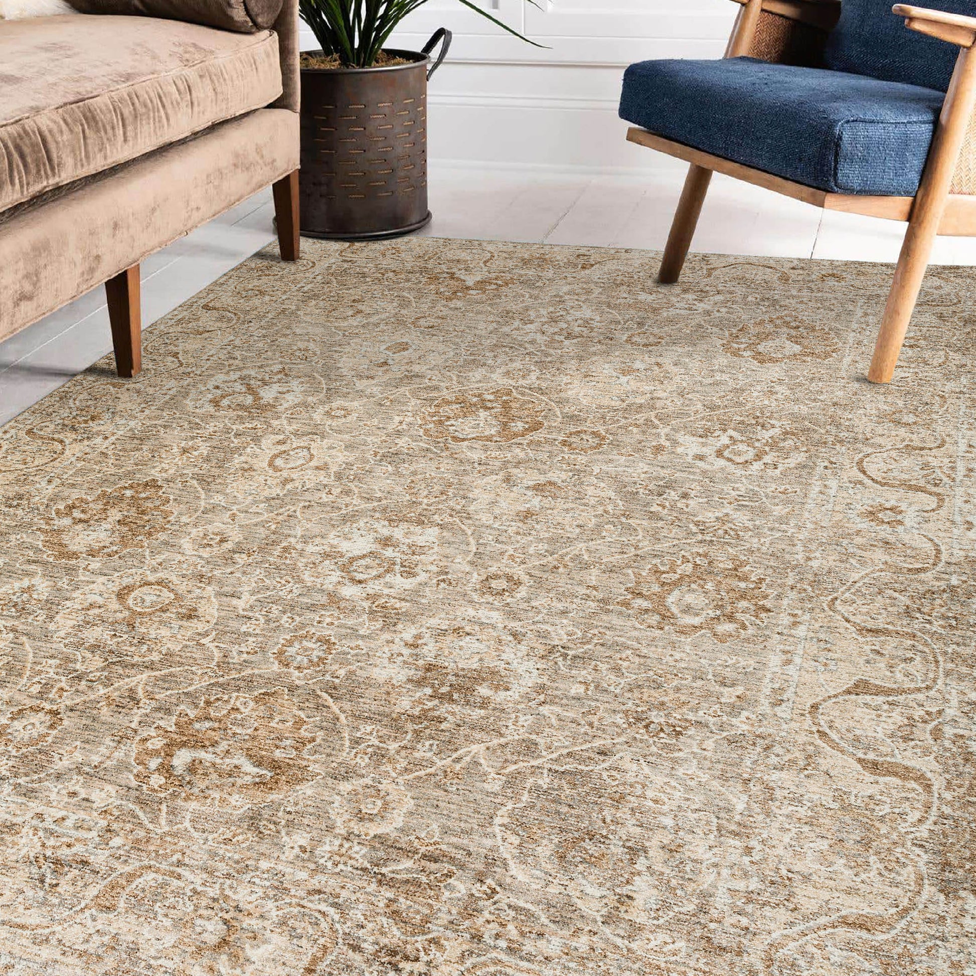 Dalyn Rugs Bergama  Pebble  Traditional