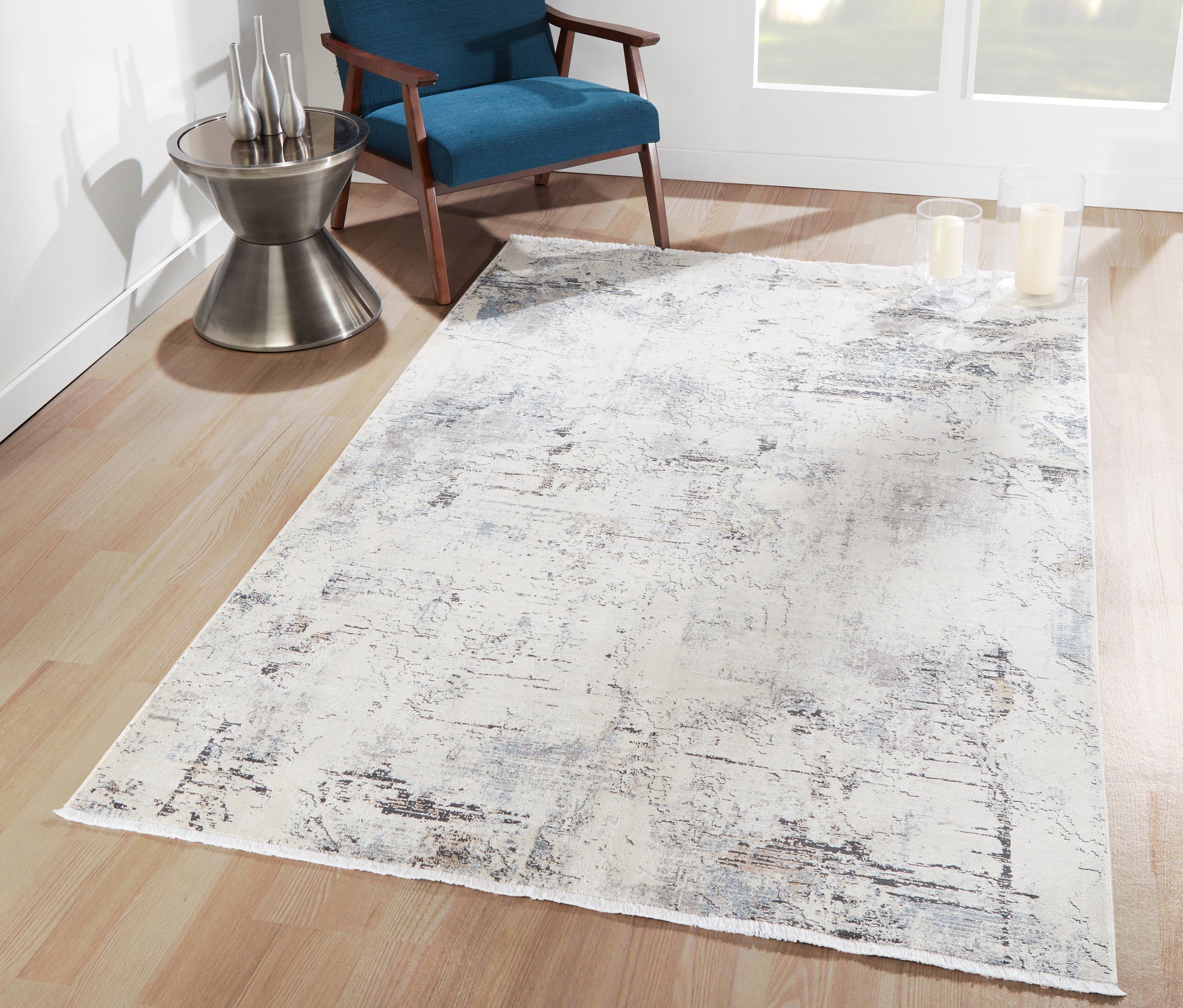 Momeni Bergen  Ivory  Contemporary
