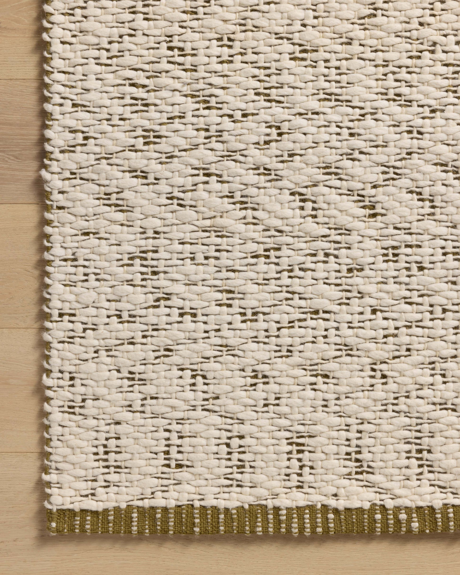 Magnolia Home by Joanna Gaines x Loloi Betty  Ivory Green Transitional