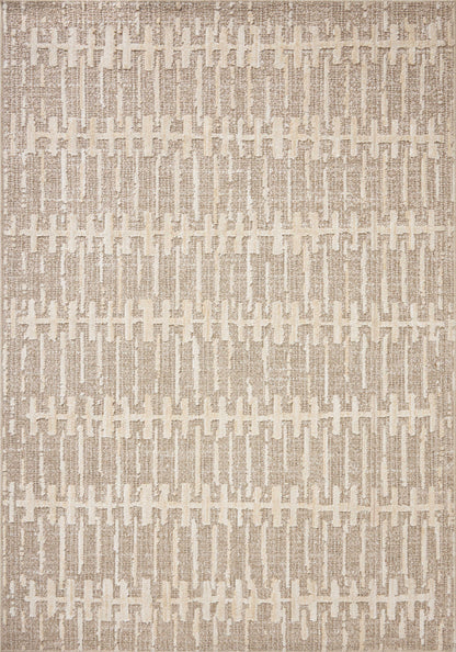 Amber Lewis x Loloi Bexley  Taupe Natural Contemporary
