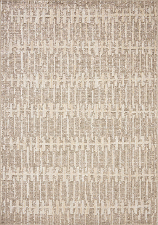 Amber Lewis x Loloi Bexley  Taupe Natural Contemporary