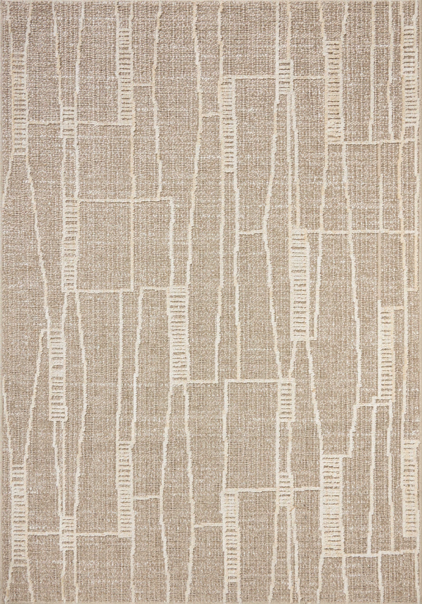 Amber Lewis x Loloi Bexley  Mushroom Natural Contemporary