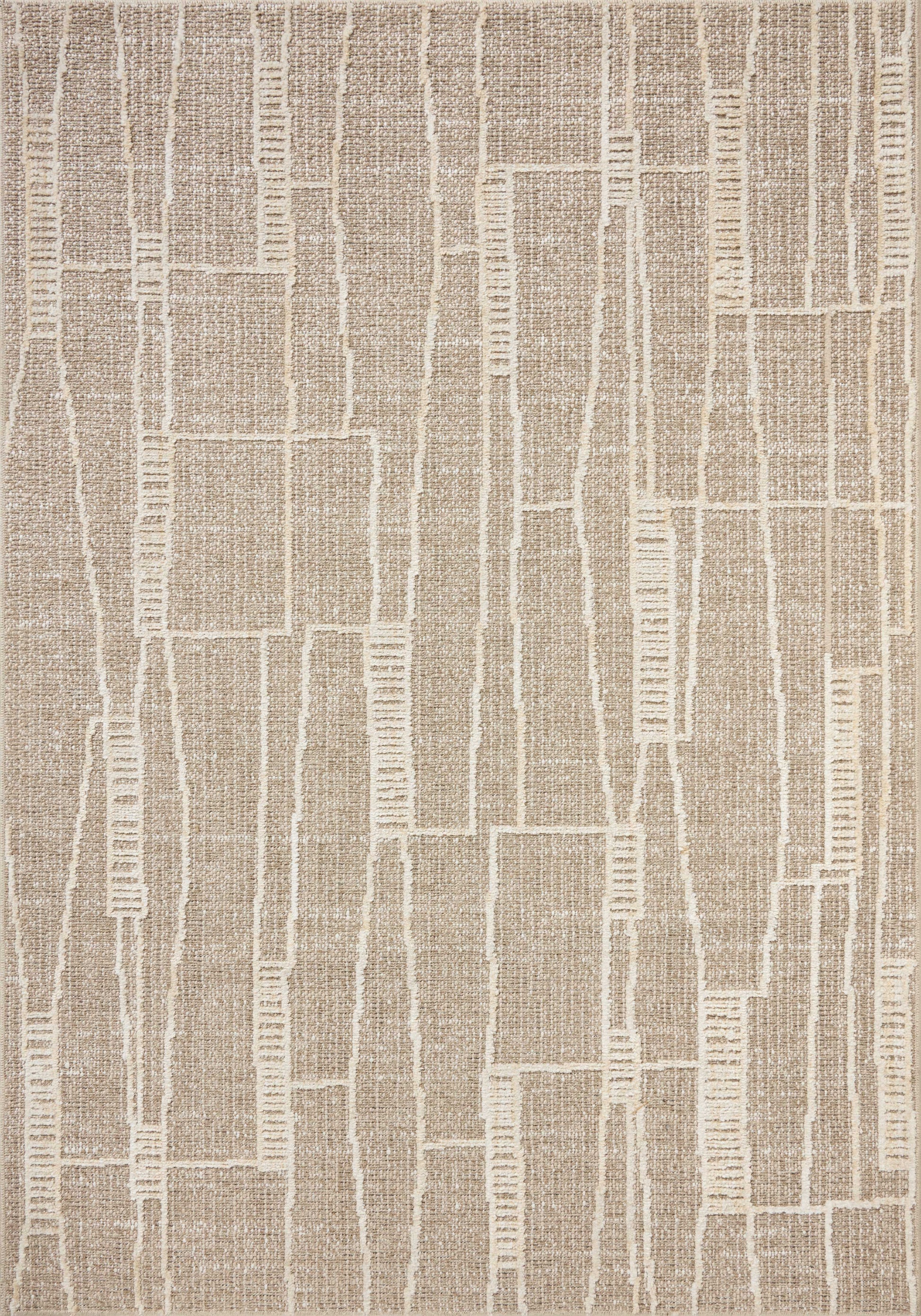 Amber Lewis x Loloi Bexley  Mushroom Natural Contemporary