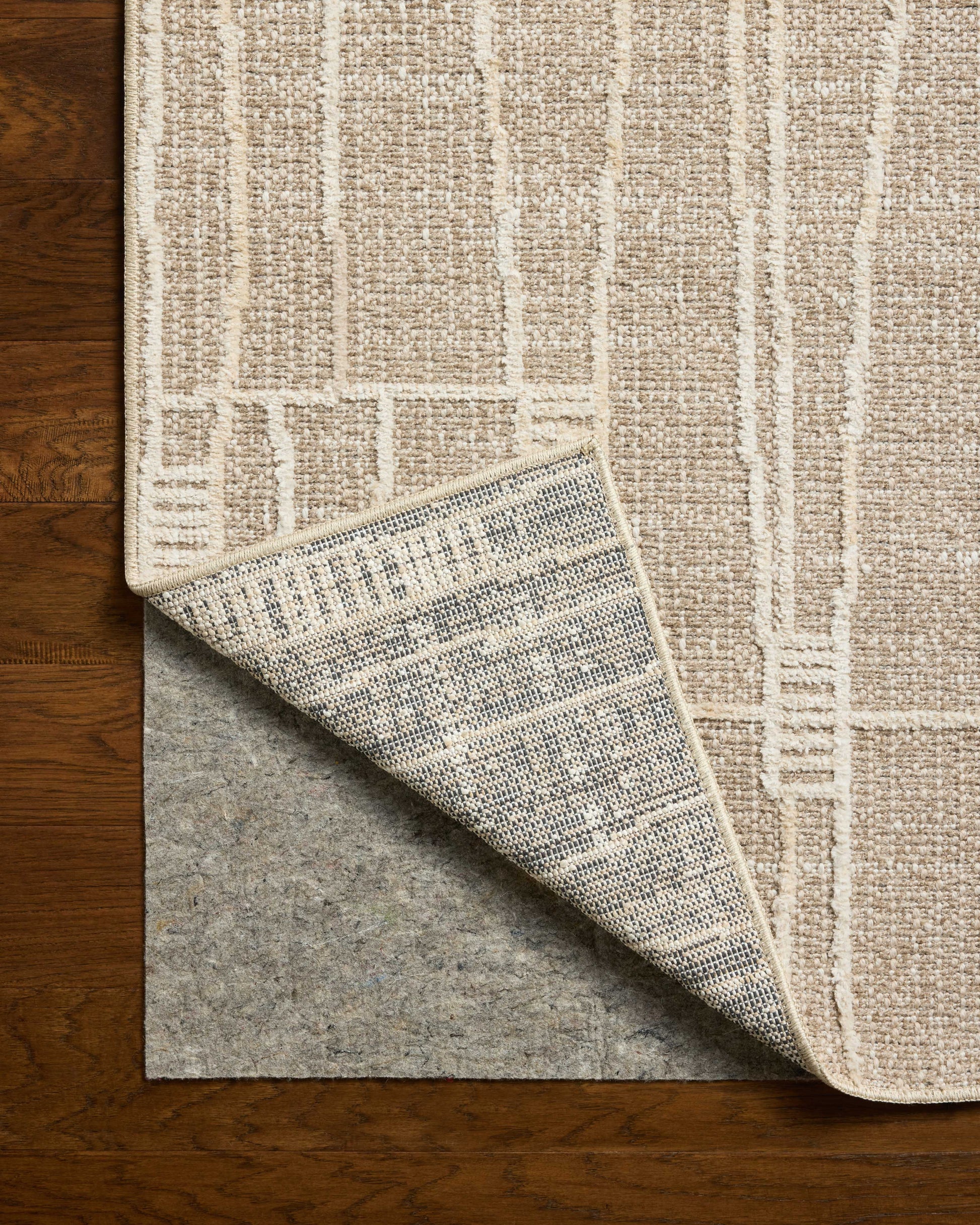 Amber Lewis x Loloi Bexley  Mushroom Natural Contemporary