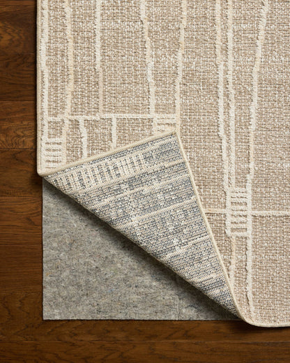 Amber Lewis x Loloi Bexley  Mushroom Natural Contemporary