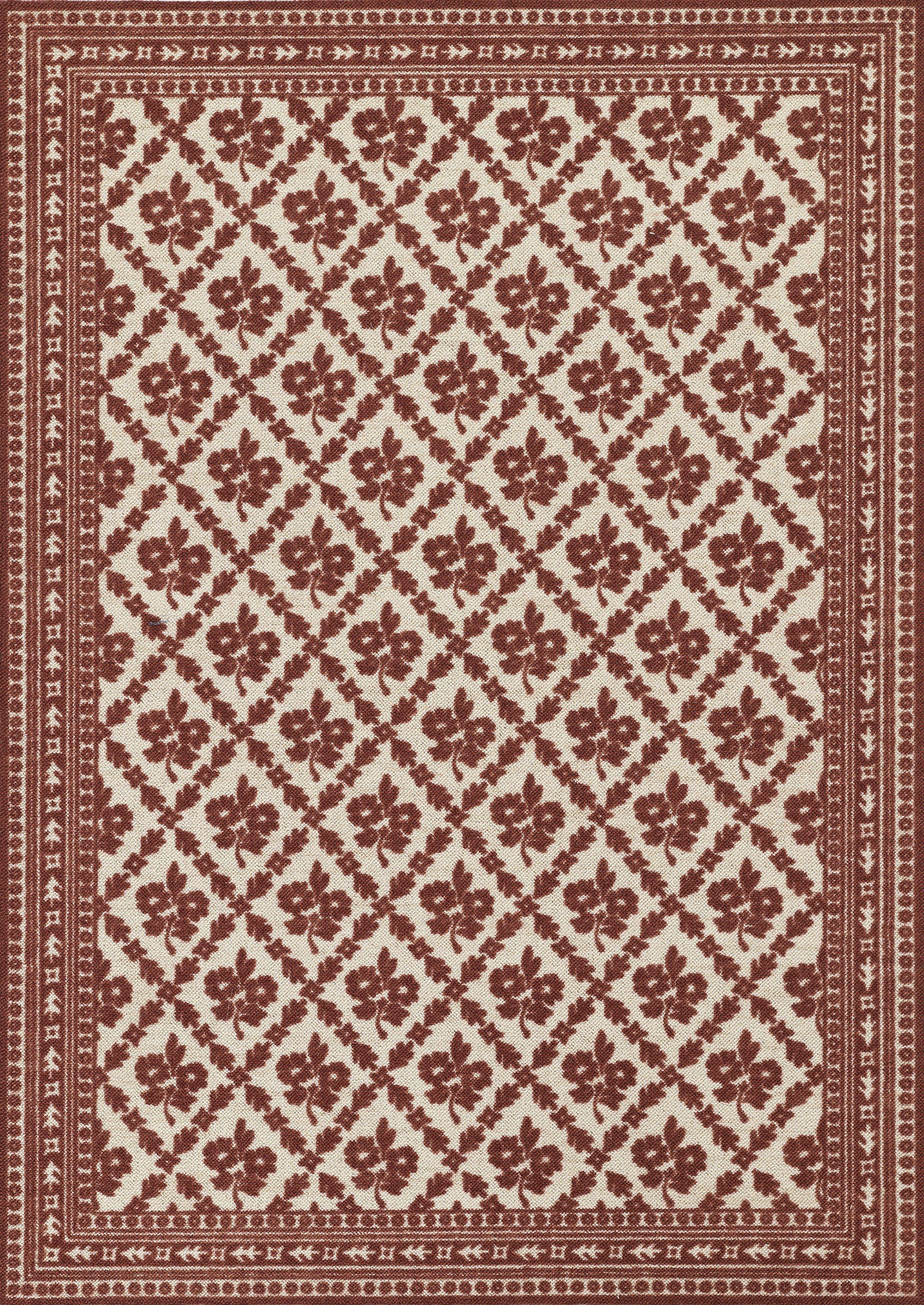 Momeni Bibury  Red  Transitional