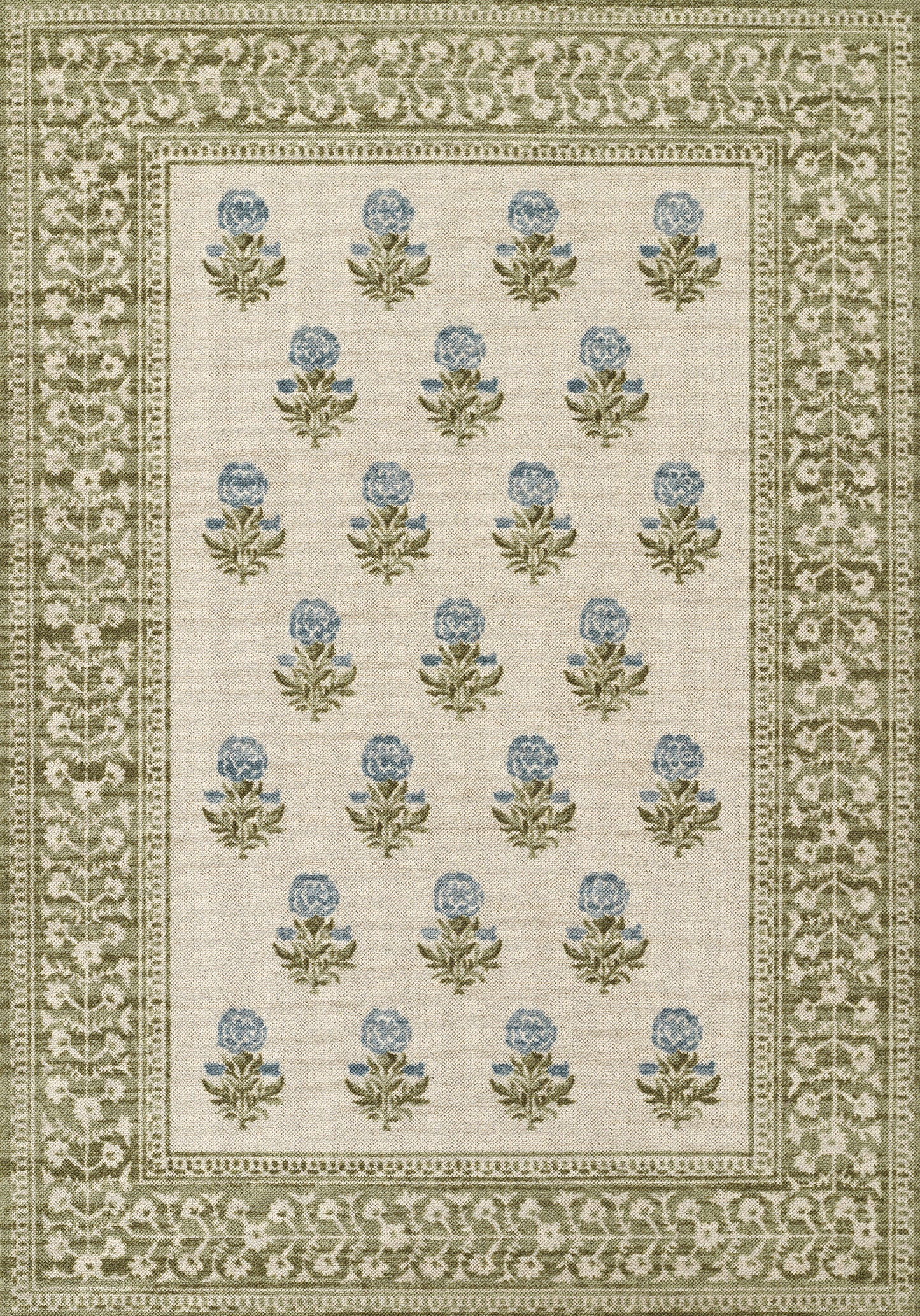 Momeni Bibury  Green  Transitional