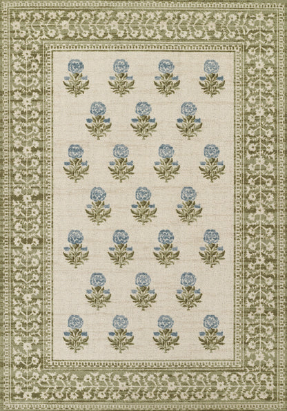 Momeni Bibury  Green  Transitional