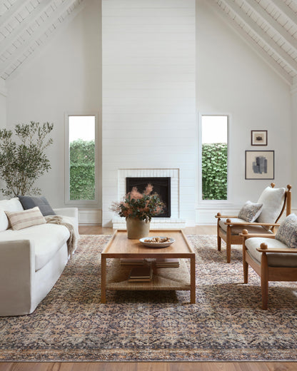 Amber Lewis x Loloi Billie  Ink Salmon Traditional