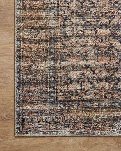 Amber Lewis x Loloi Billie  Ink Salmon Traditional