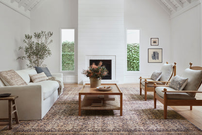 Amber Lewis x Loloi Billie  Ink Salmon Traditional