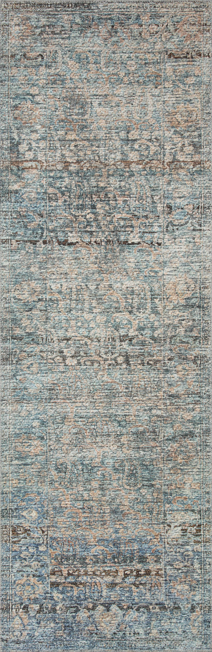 Amber Lewis x Loloi Billie  Denim Blush Traditional