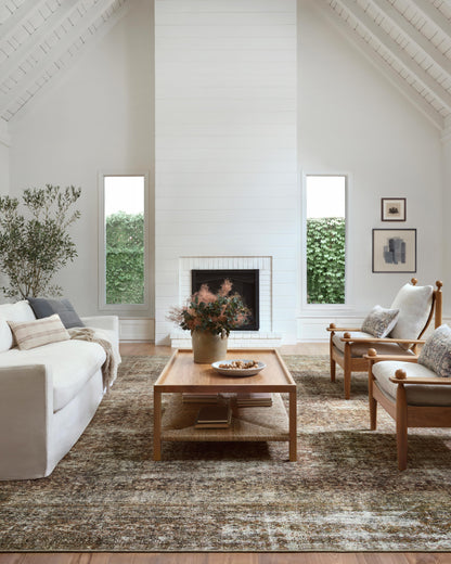 Amber Lewis x Loloi Billie  Tobacco Rust Traditional