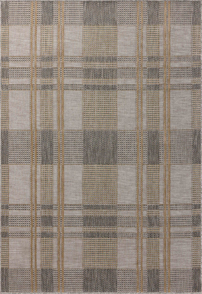 Loloi II Birch  Bone Gold Indoor/Outdoor