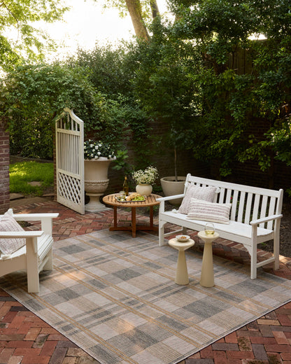 Loloi II Birch  Bone Gold Indoor/Outdoor