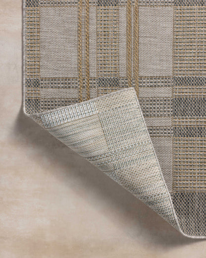 Loloi II Birch  Bone Gold Indoor/Outdoor