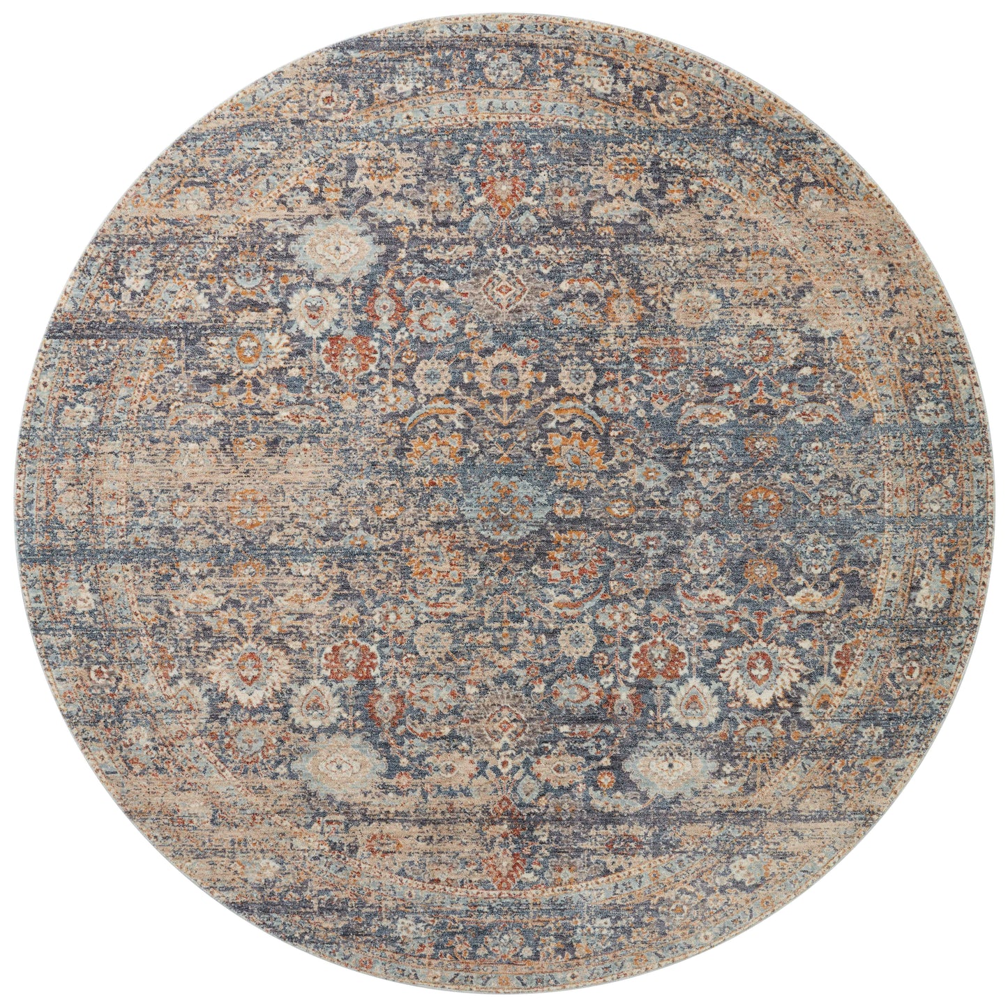 Angela Rose x Loloi Blake  Navy Multi Transitional