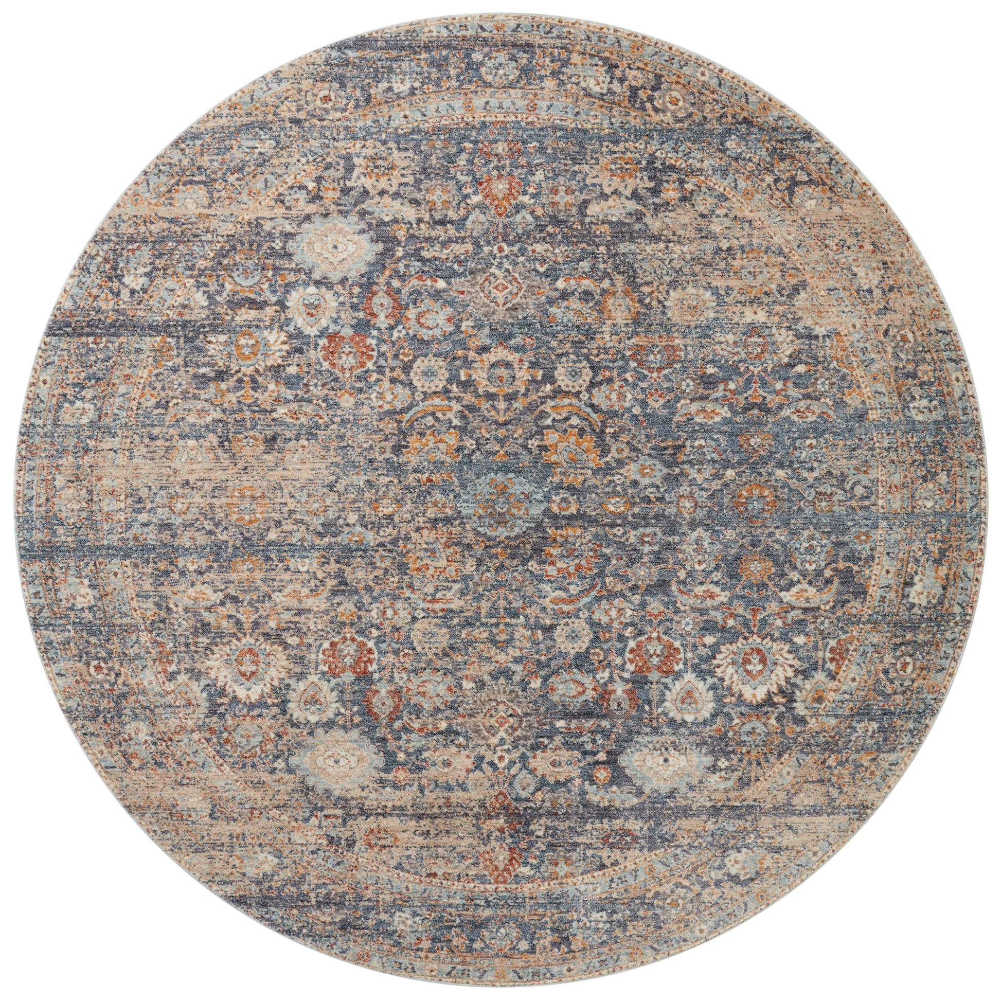 Angela Rose x Loloi Blake  Navy Multi Transitional